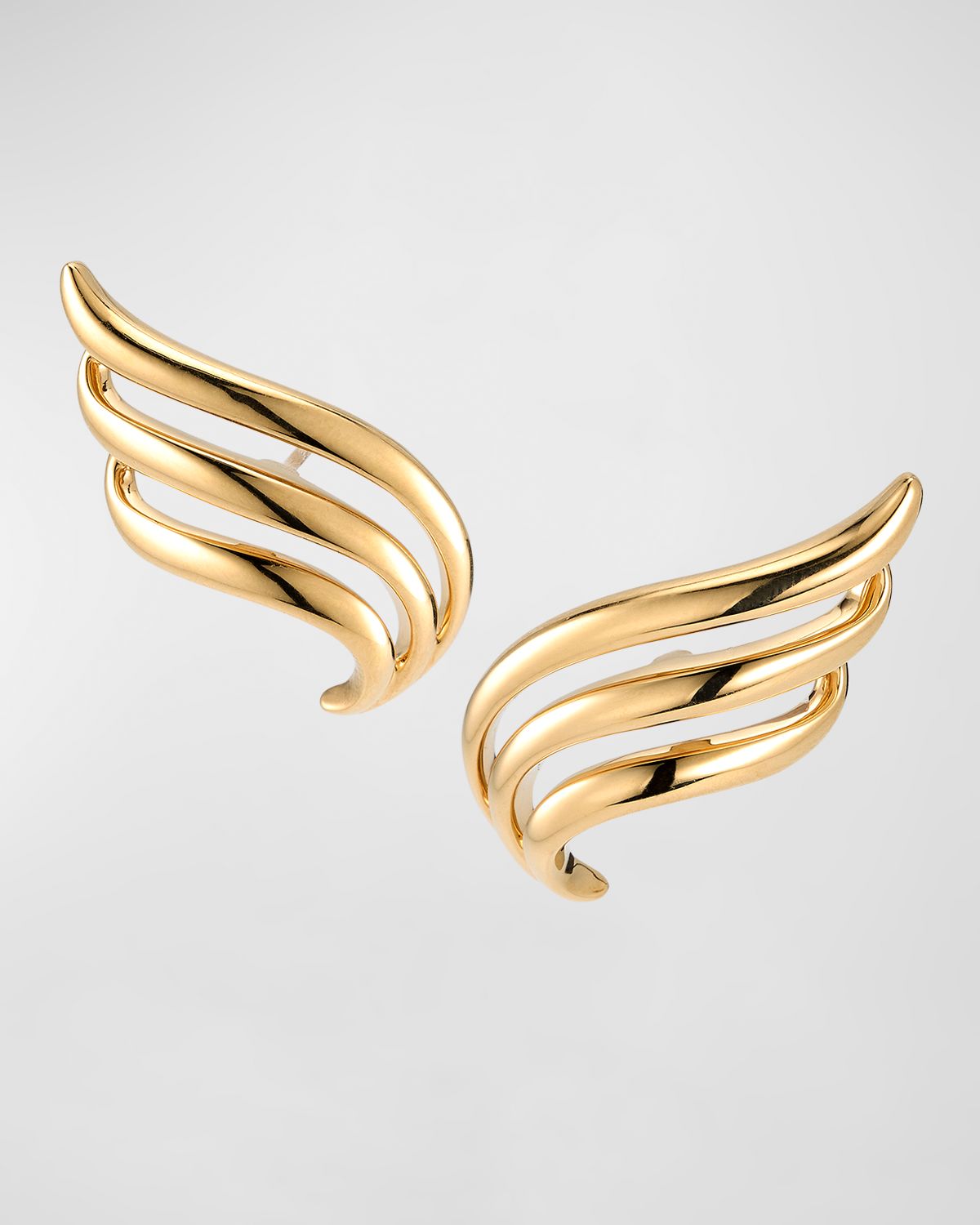 Anita Ko 18K Large Wave Earrings