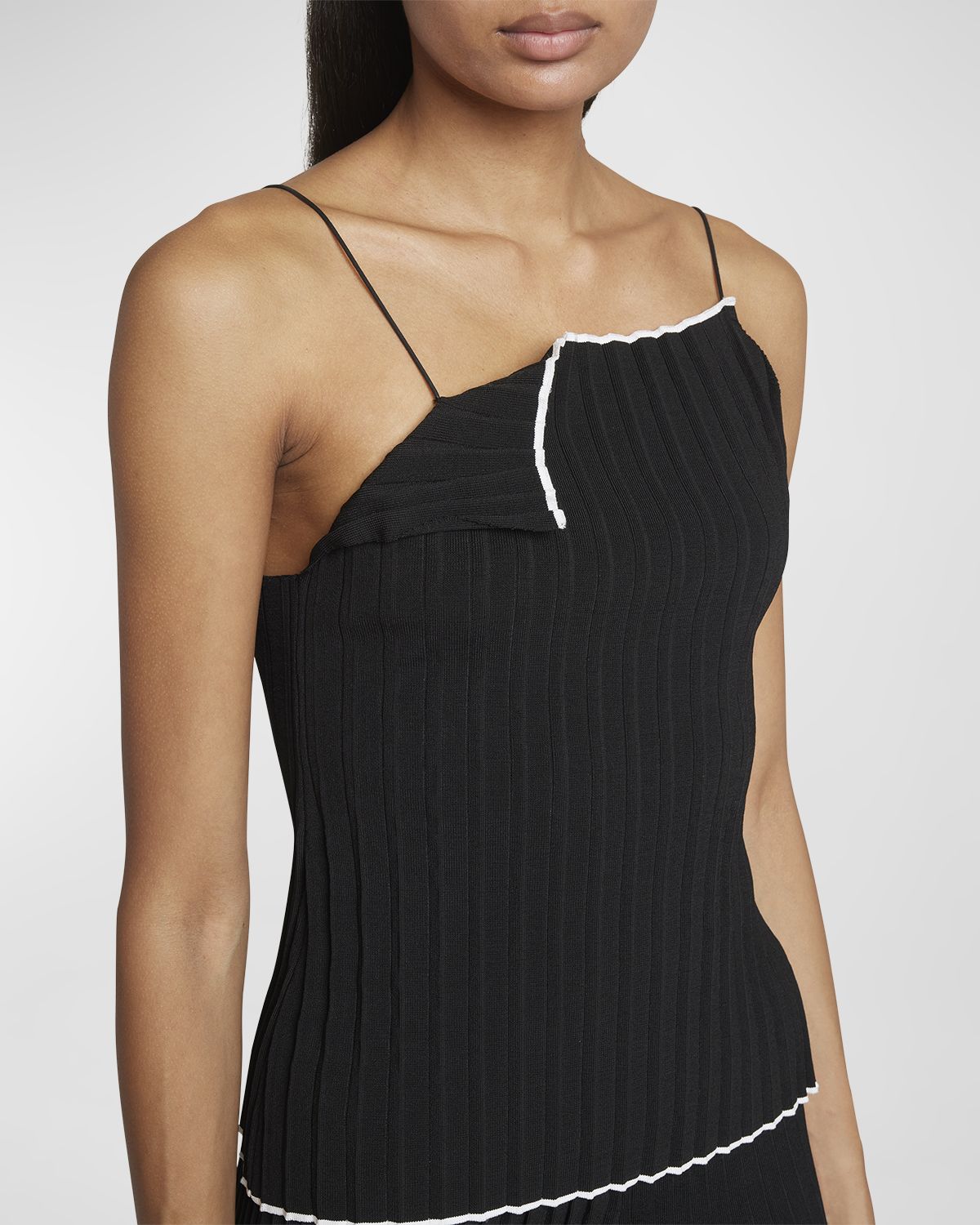 Jacquemus Le Haut Maille Plisse Top