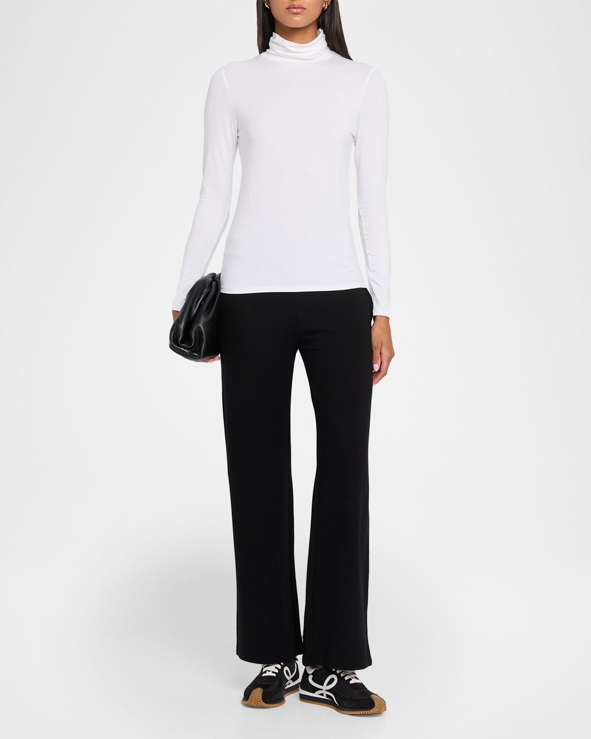 Majestic Filatures Wide-Leg French Terry Pants