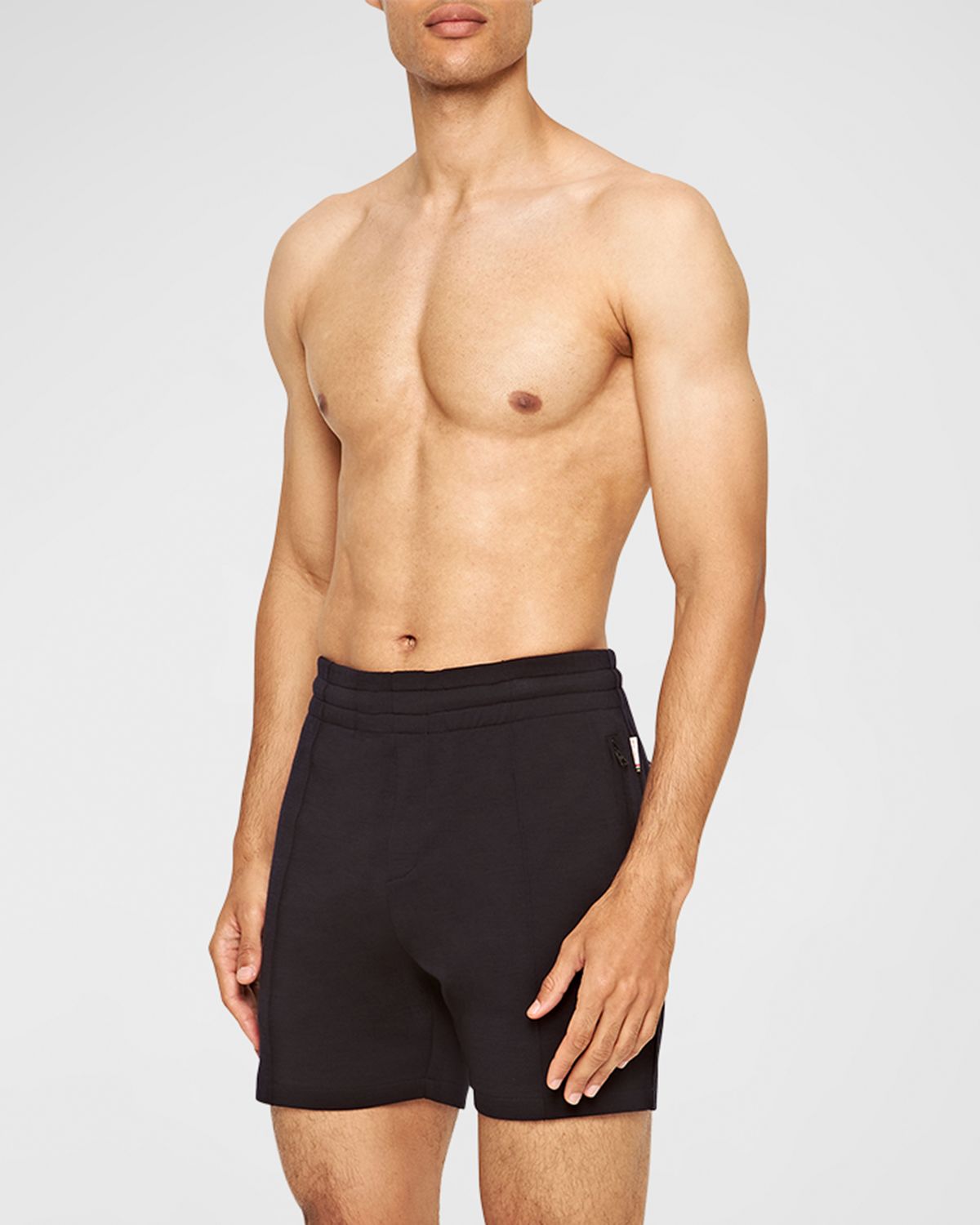 Orlebar Brown Men 's Jeryl Merino Drawcord Sweat Shorts