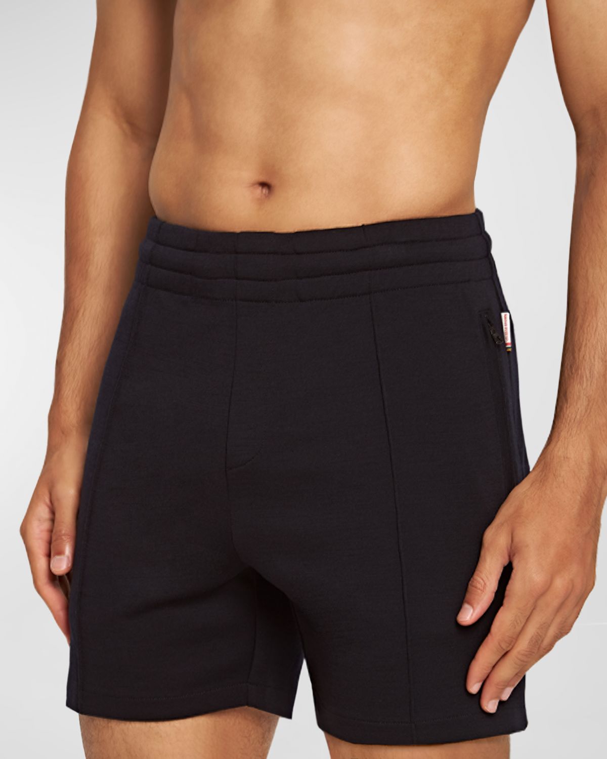 Orlebar Brown Men 's Jeryl Merino Drawcord Sweat Shorts