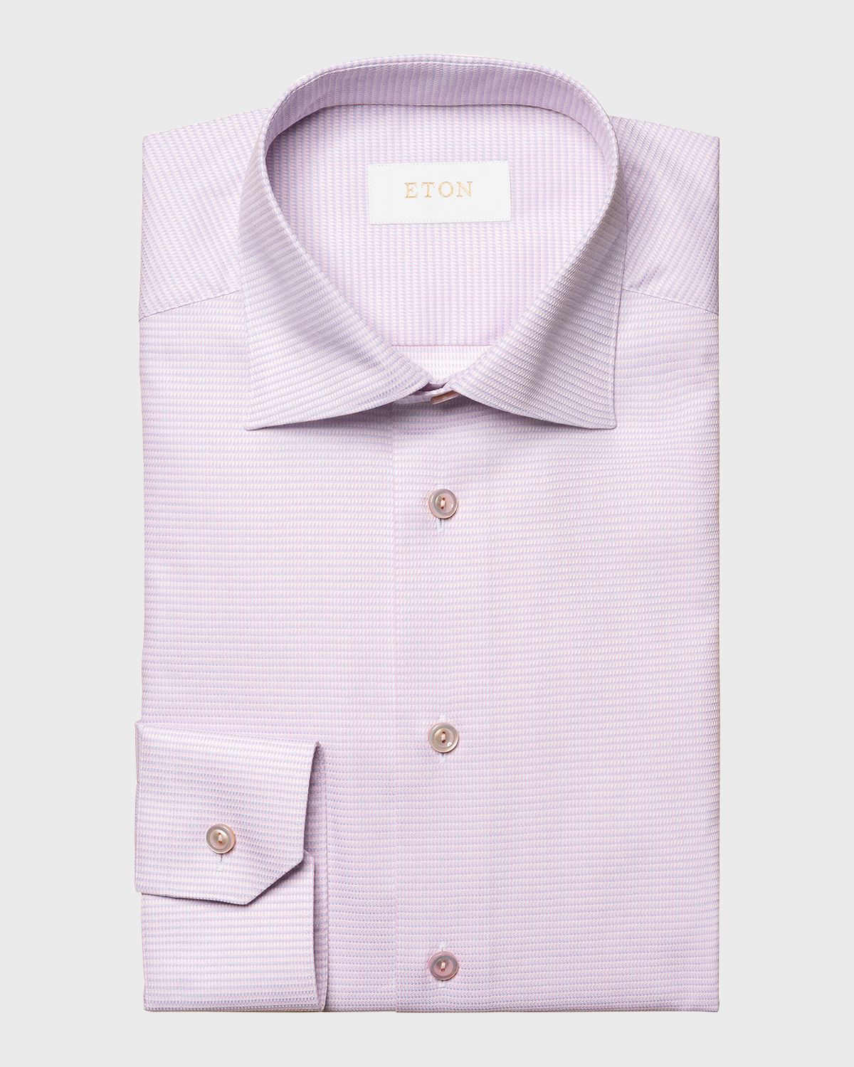 Eton Men 's Contemporary Fit Elevated Pique Shirt