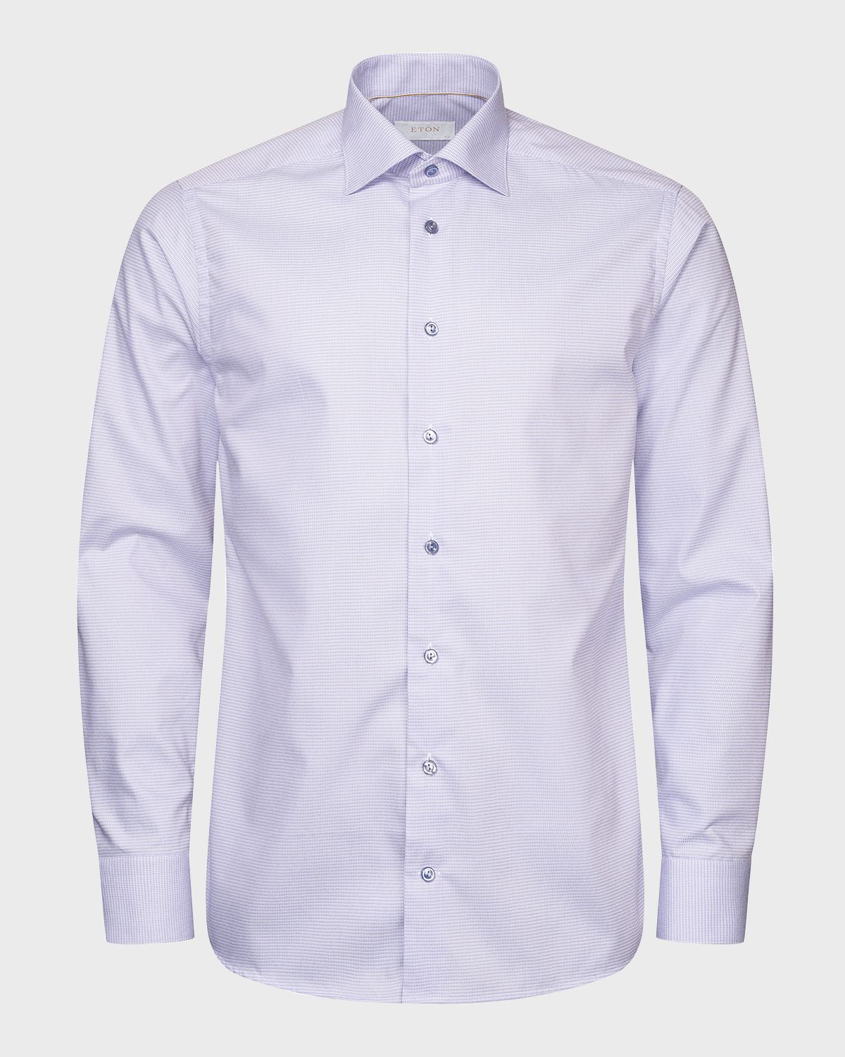 Eton Men 's Contemporary Fit Elevated Pique Dress Shirt