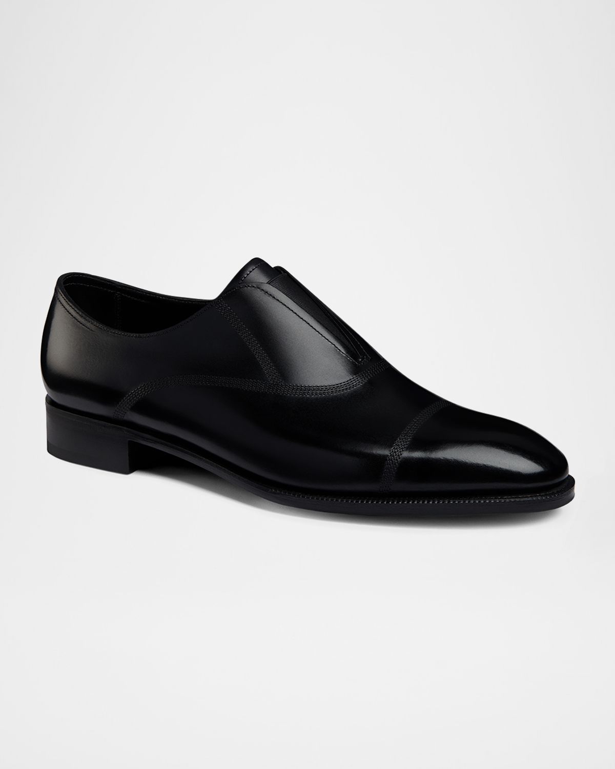 John Lobb Men 's Mansell Leather Loafers