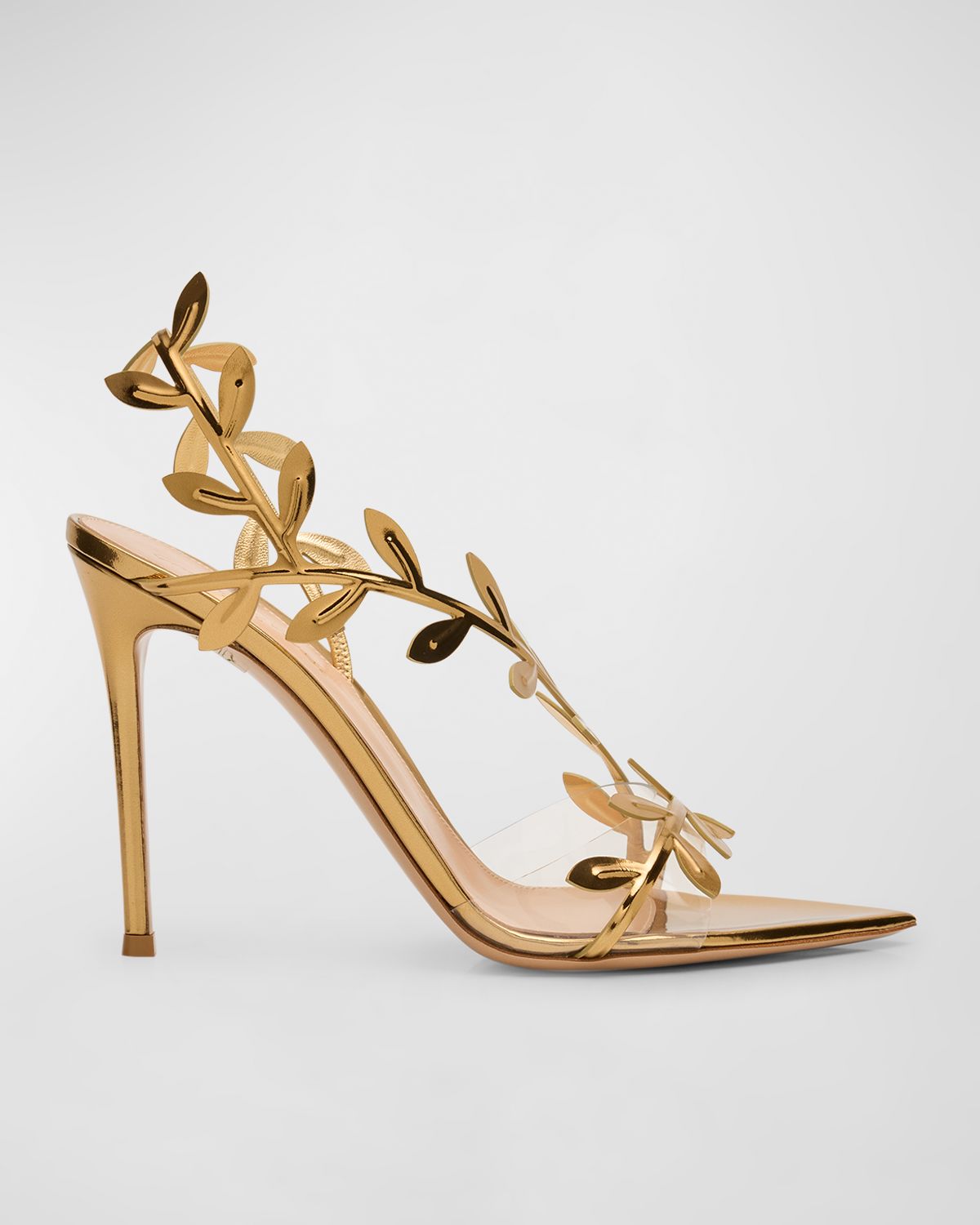 Gianvito Rossi Crystal Branch Slingback Cocktail Sandals