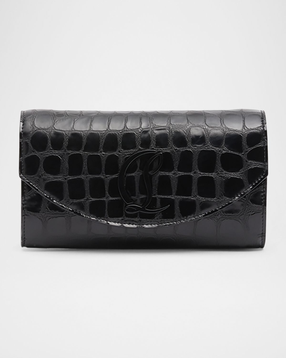 Christian Louboutin Loubi54 Wallet on Chain in Alligator Embossed Leather