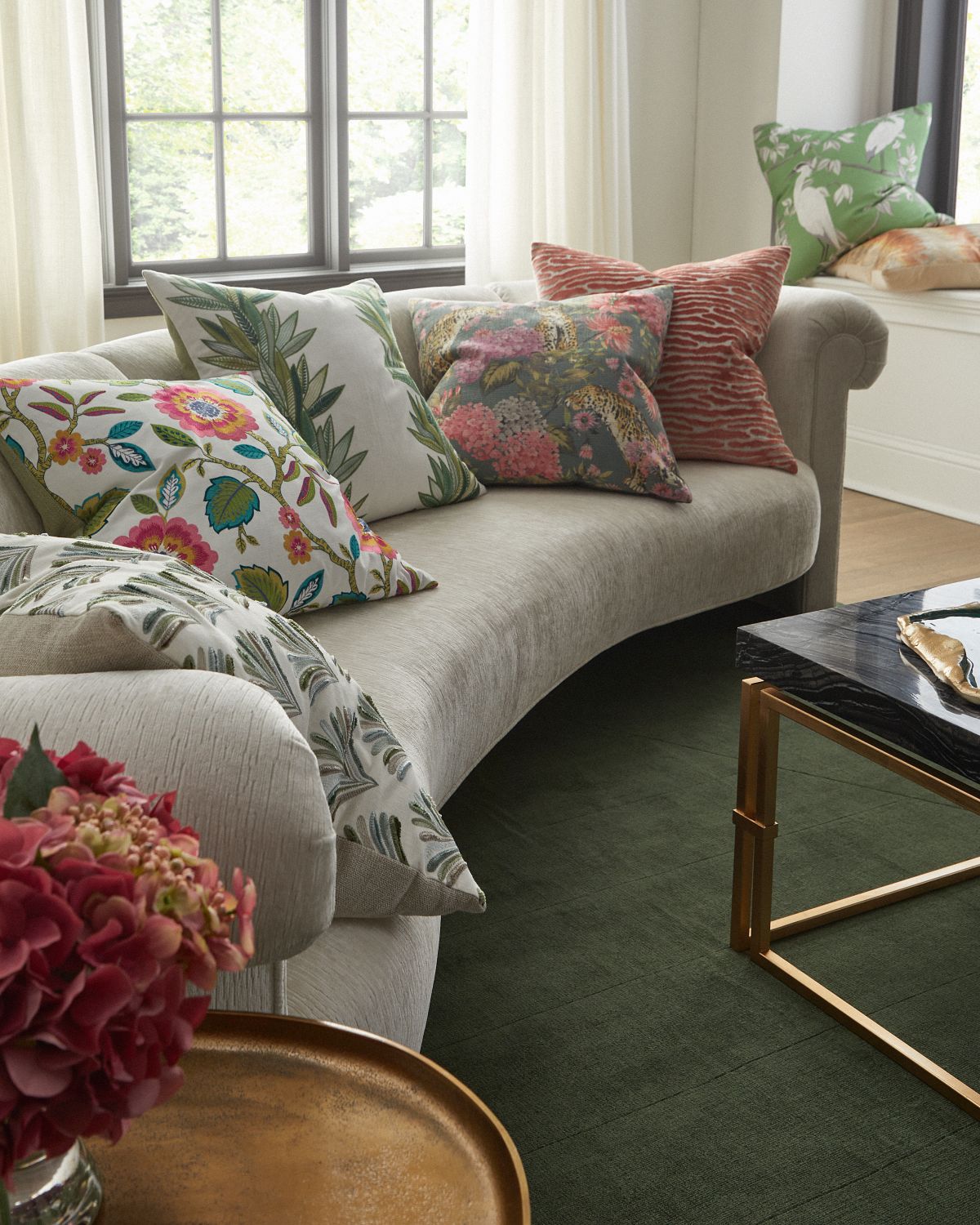 D.V. KAP Home Belize Pillow, 24" Square