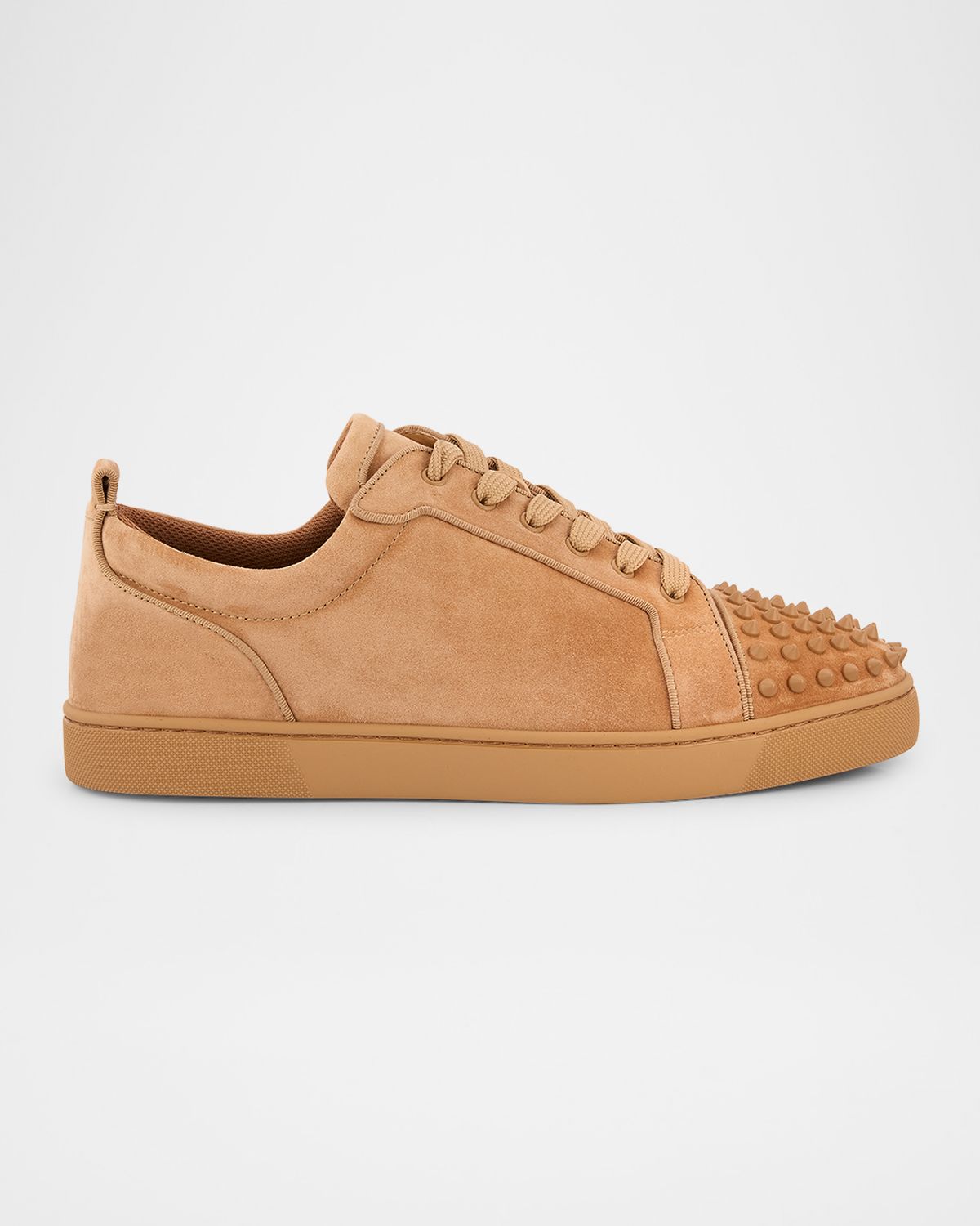 Christian Louboutin Men 's Louis Junior Spikes Low-Top Suede Sneakers | Thumbnail 7 Christian Louboutin Men 's Louis Junior Spikes Low-Top Suede Sneakers | Thumbnail 7