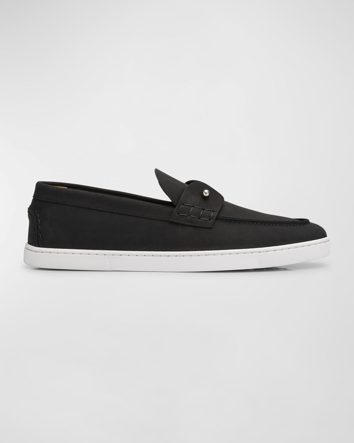 Christian Louboutin Men 's Chambeliboat Nubuck Boat Shoes