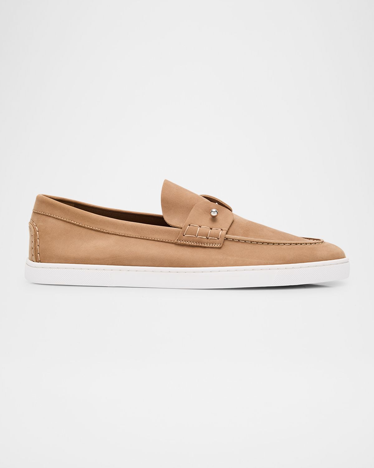 Christian Louboutin Men 's Chambeliboat Nubuck Boat Shoes