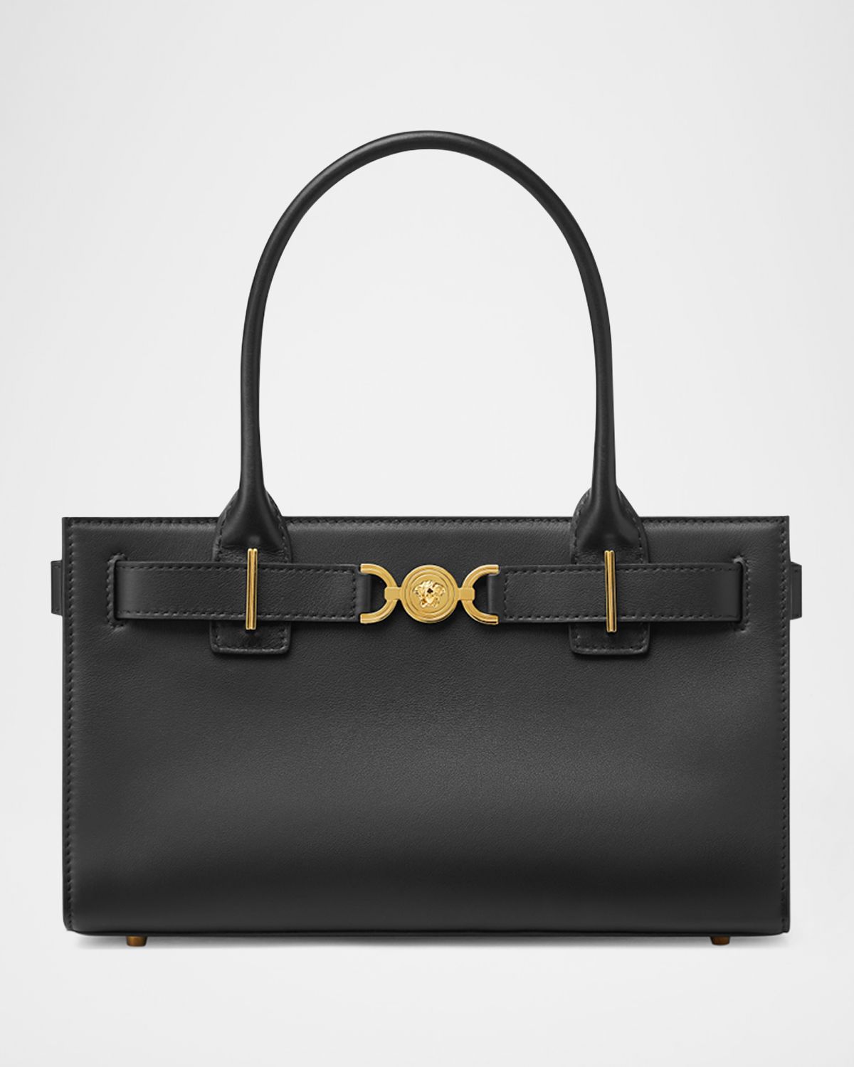 Versace Medusa 95 Large Leather Tote Bag