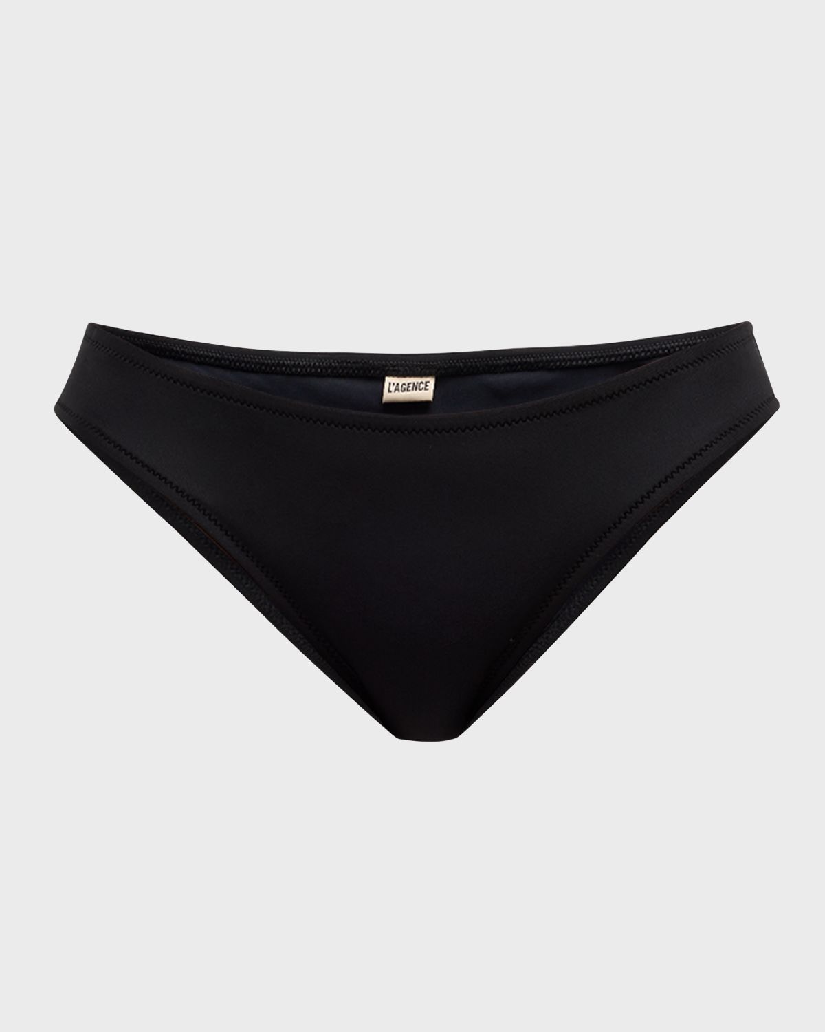 L 'Agence Nicole Solid Classic Bikini Bottoms
