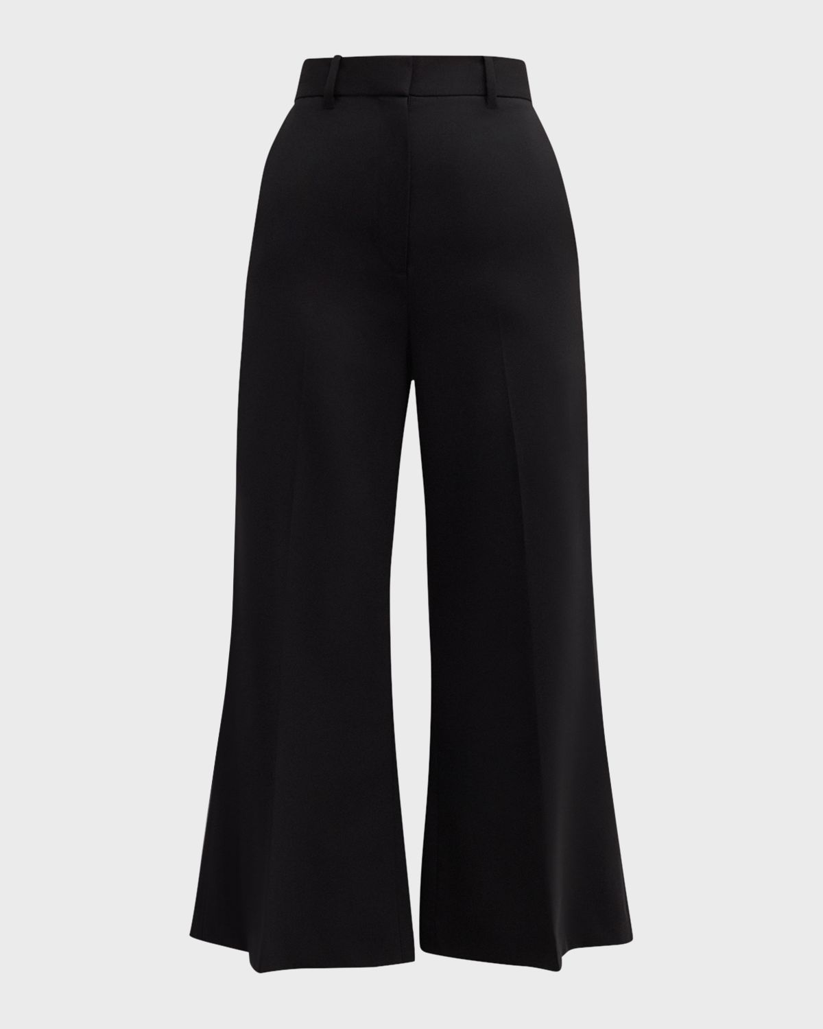 ARGENT Cropped Wide-Leg Seasonless Wool Trousers