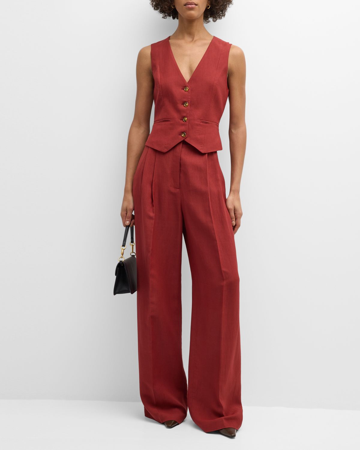 ARGENT Button-Down Twill Waistcoat | Thumbnail 7 ARGENT Button-Down Twill Waistcoat | Thumbnail 7