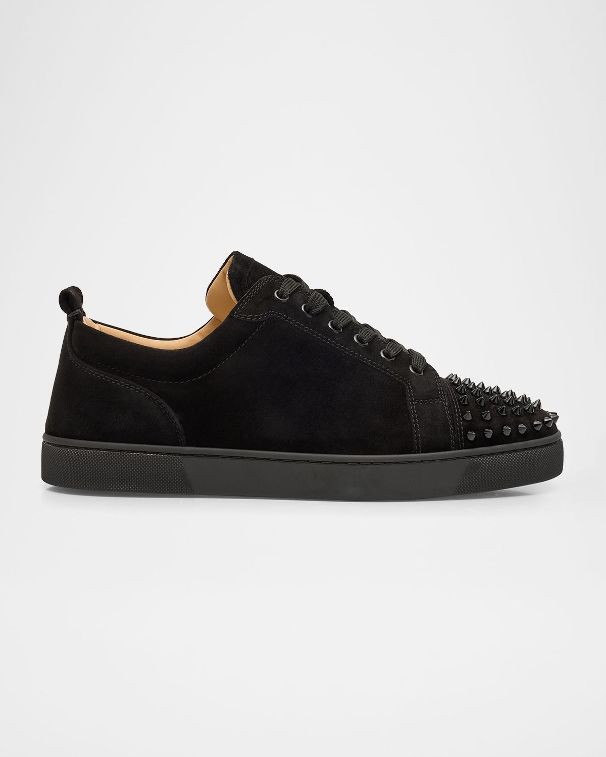 Christian Louboutin Men 's Louis Junior Spikes Leather Low-Top Sneakers | Thumbnail 9 Christian Louboutin Men 's Louis Junior Spikes Leather Low-Top Sneakers | Thumbnail 9