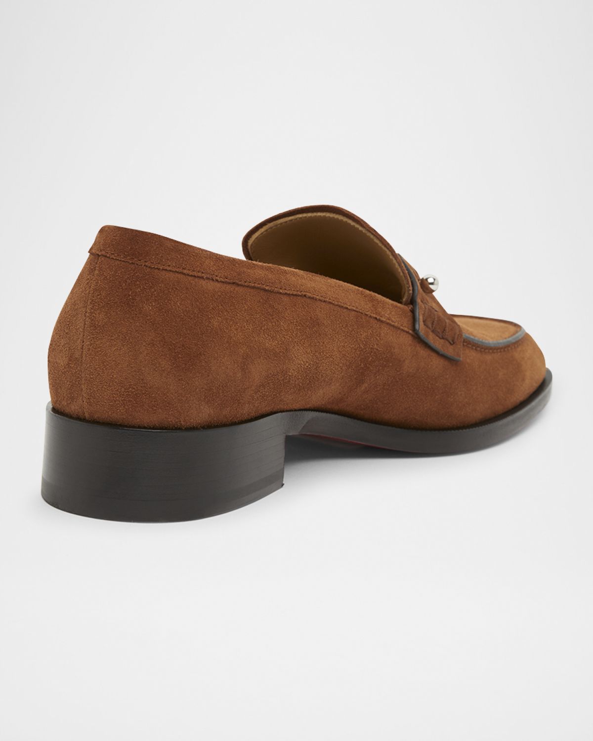 Christian Louboutin Men 's Chambelimoc Collar Pin Penny Loafers