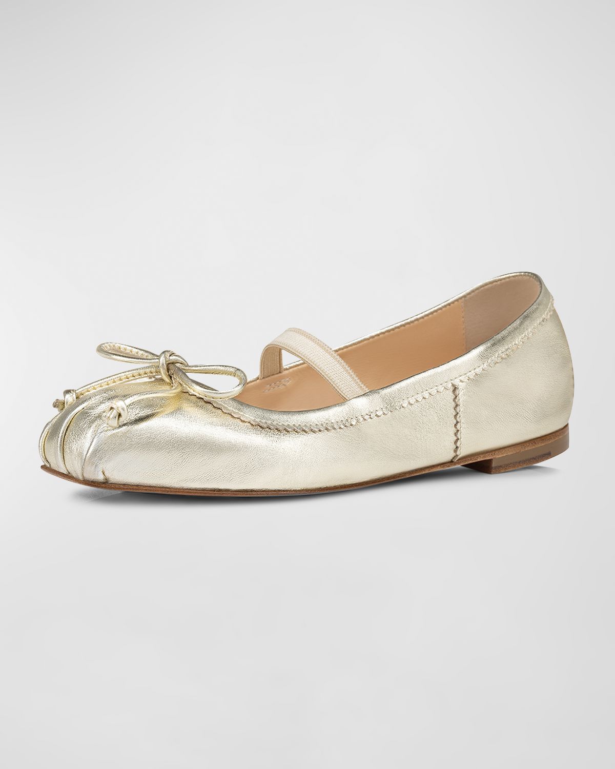 Christian Louboutin Girl 's Leather Ballet Flats, Toddlers/Kids