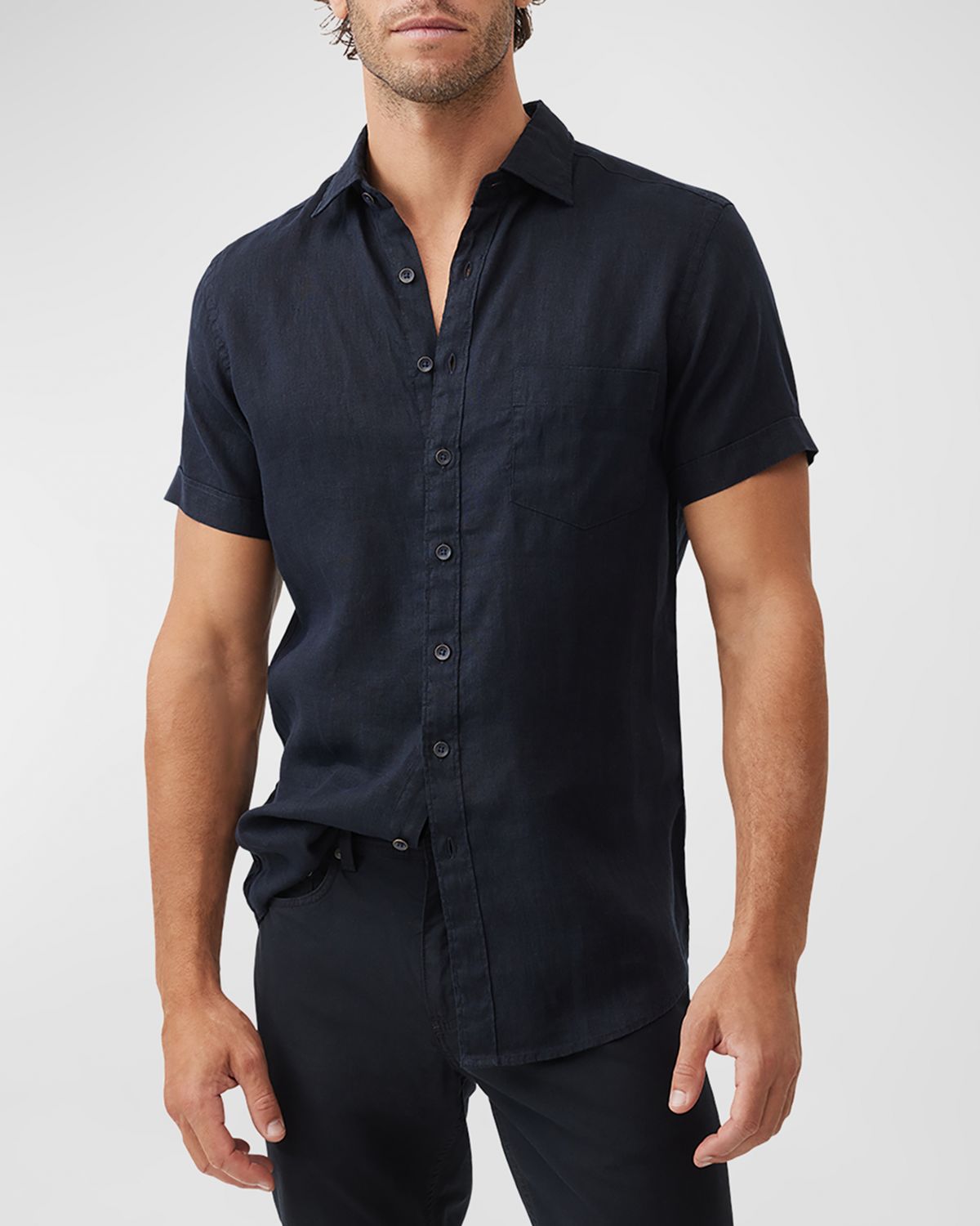 Rodd & Gunn Men 's Palm Beach Linen Short-Sleeve Shirt | Thumbnail 6