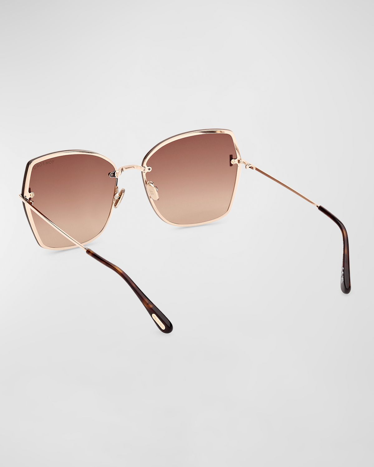 TOM FORD Nickie Metal Butterfly Sunglasses