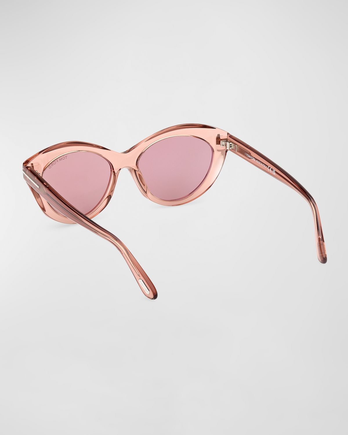 TOM FORD Toni Acetate Oval Sunglasses