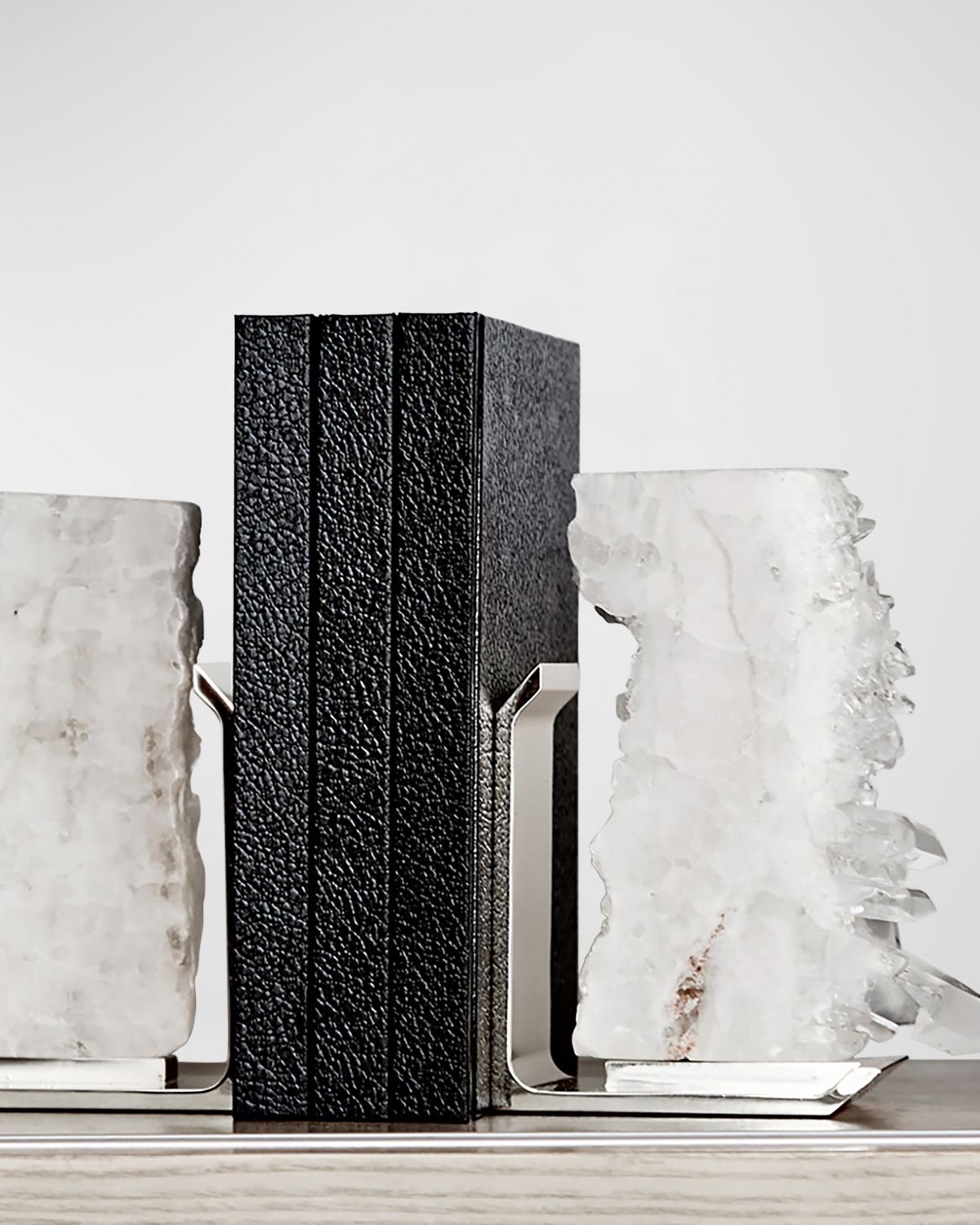 ANNA New York Fim Geo Quartz and Aluminum Bookends | Thumbnail 4