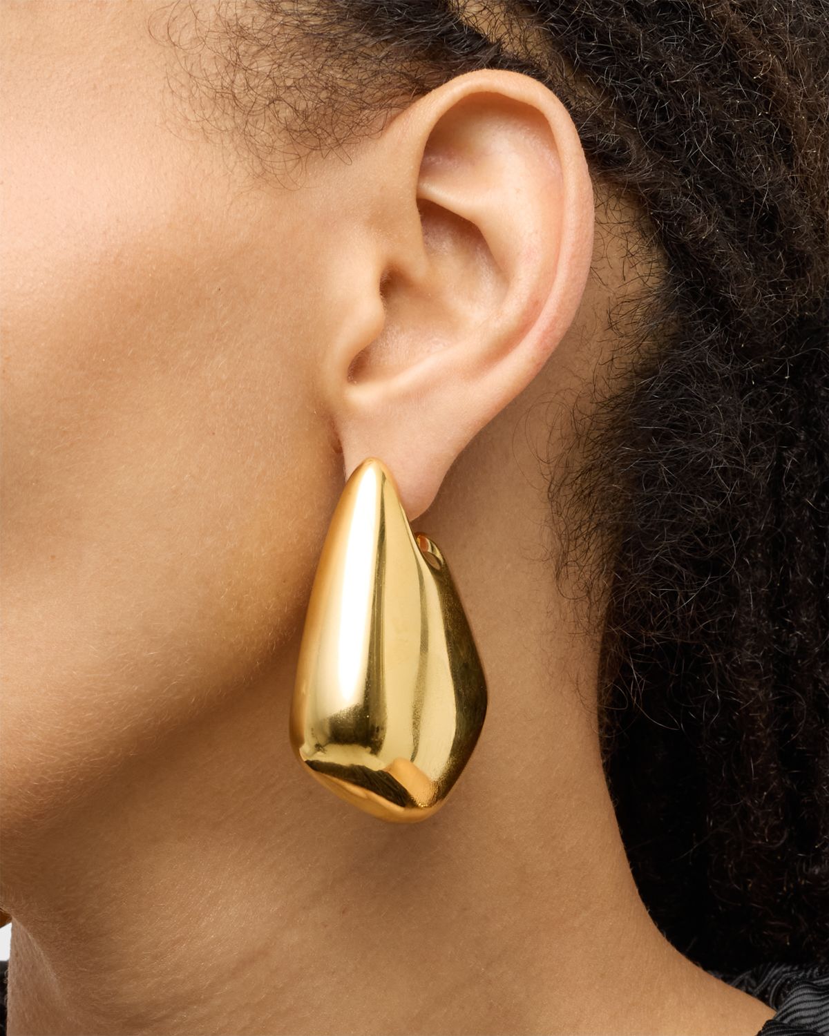 Bottega Veneta Large Fin Earrings