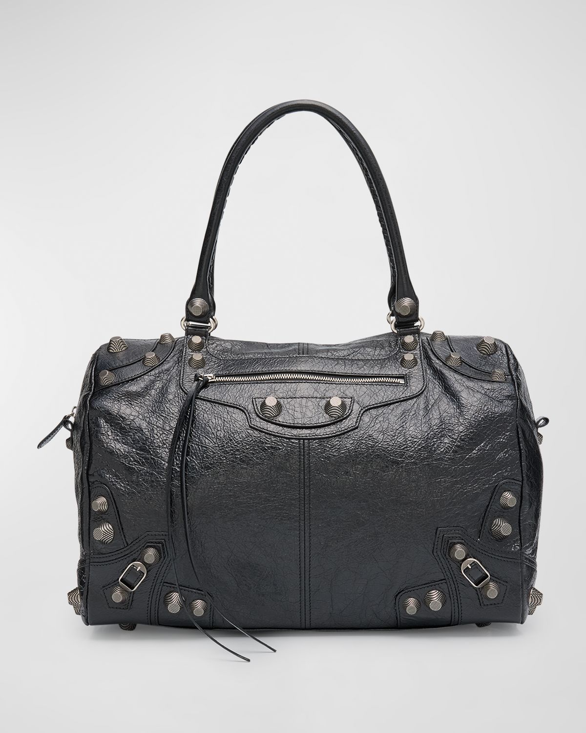 Balenciaga Men 's Le Cagole Leather Duffel Bag