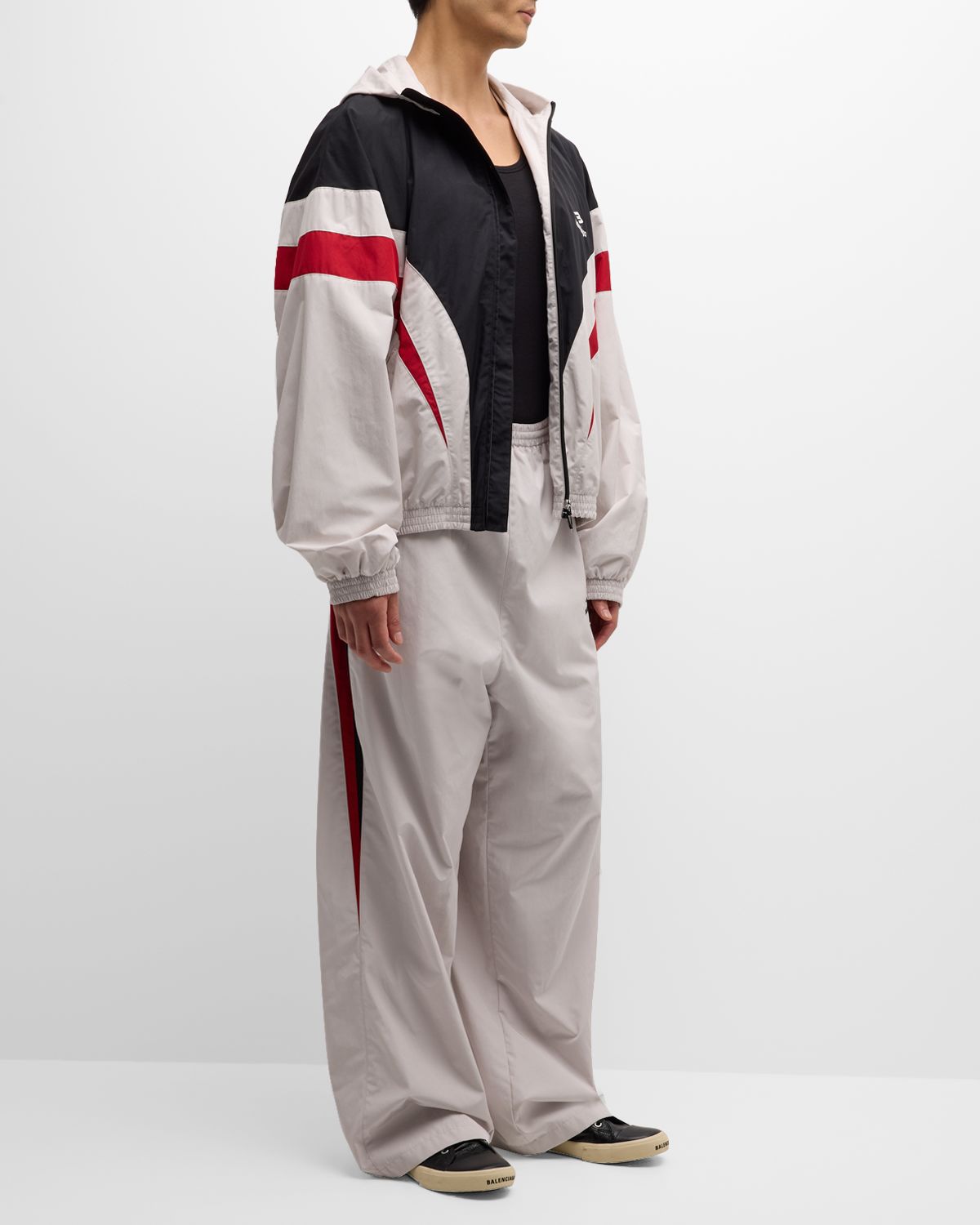 Balenciaga Men 's Baggy Tracksuit Pants