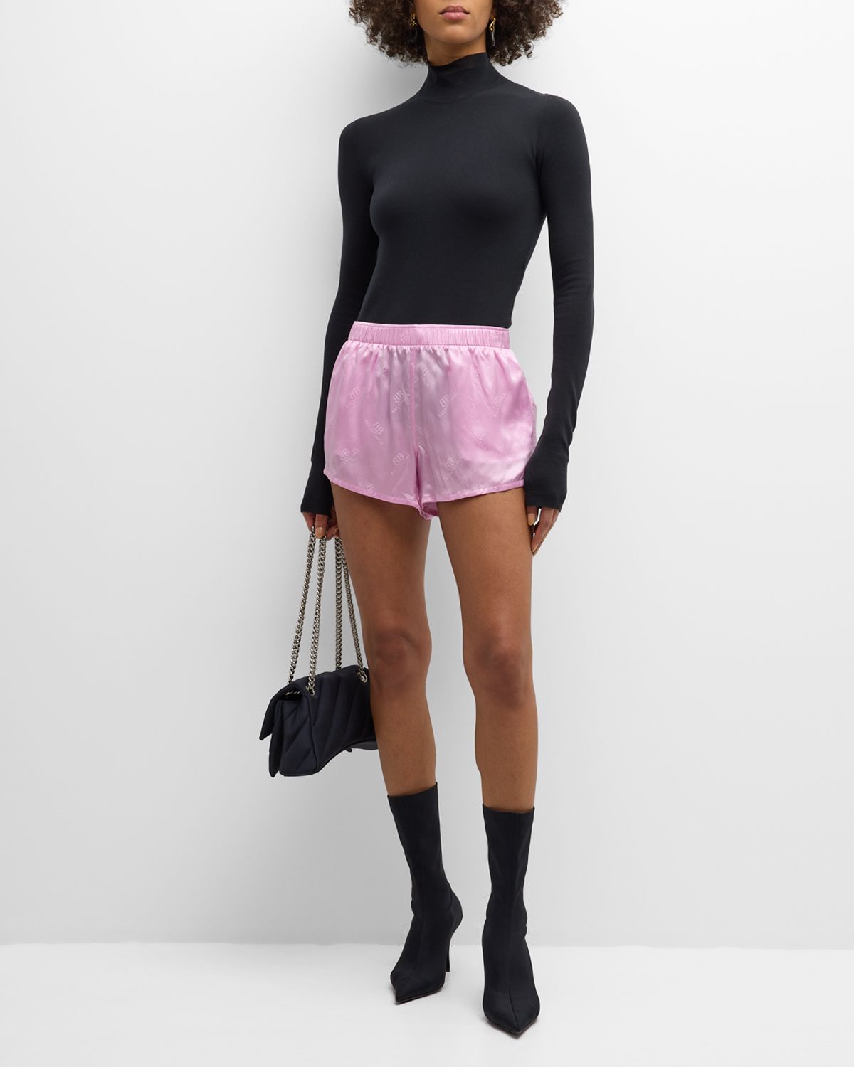 Balenciaga BB Classic Monogram Running Shorts