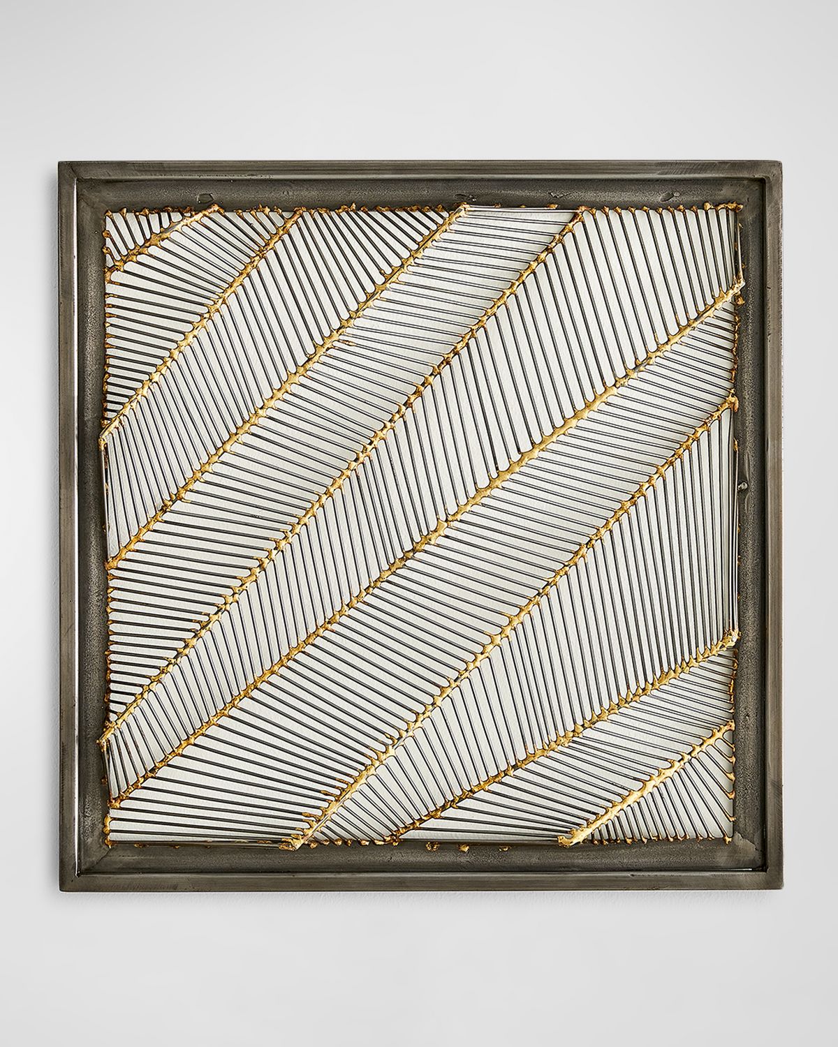 Global Views Flair Wall Panel - Natural Iron/Smokey Bronze