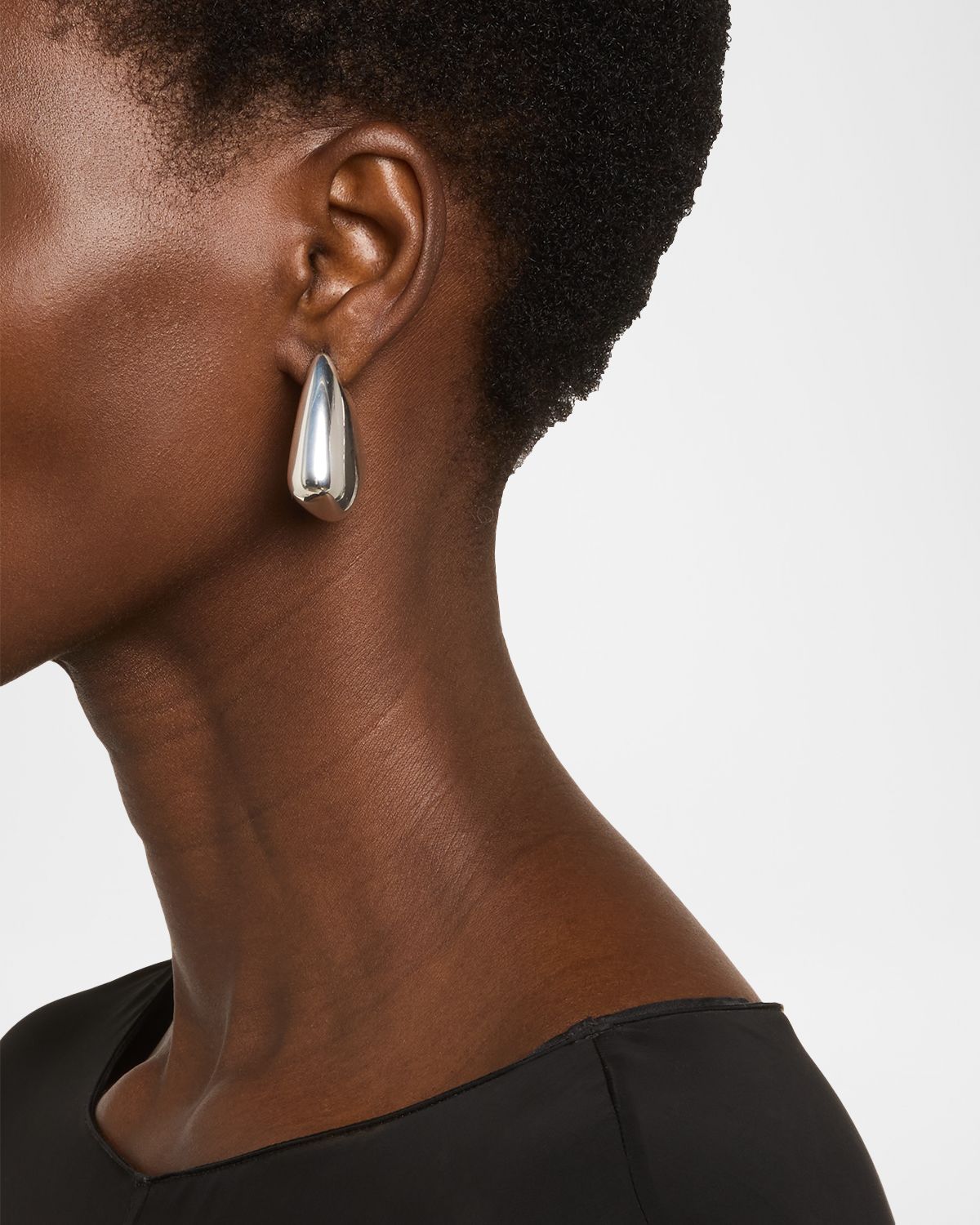Bottega Veneta Small Fin Earrings