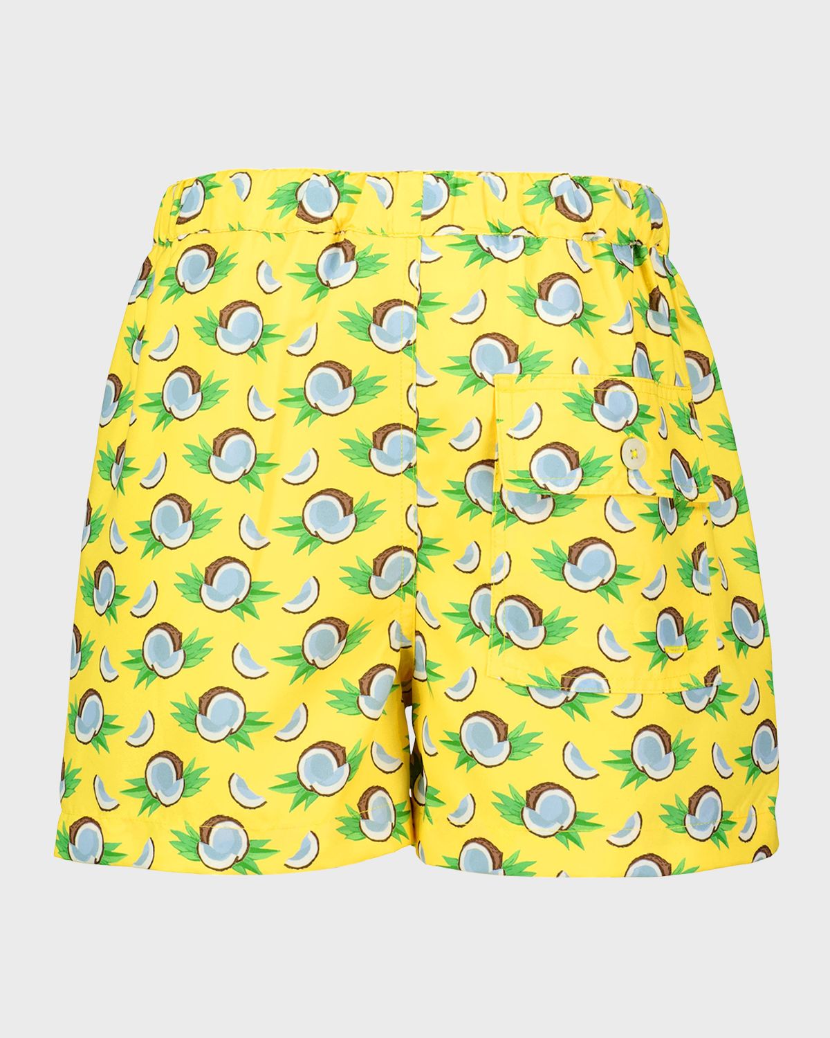 Rachel Riley Boy 's Coconut-Print Swim Shorts, Size 2-10