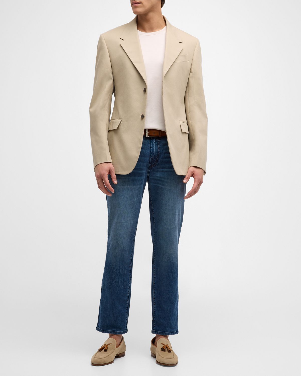 Zimmerli Men 's Lyocell Short-Sleeve Crewneck T-Shirt