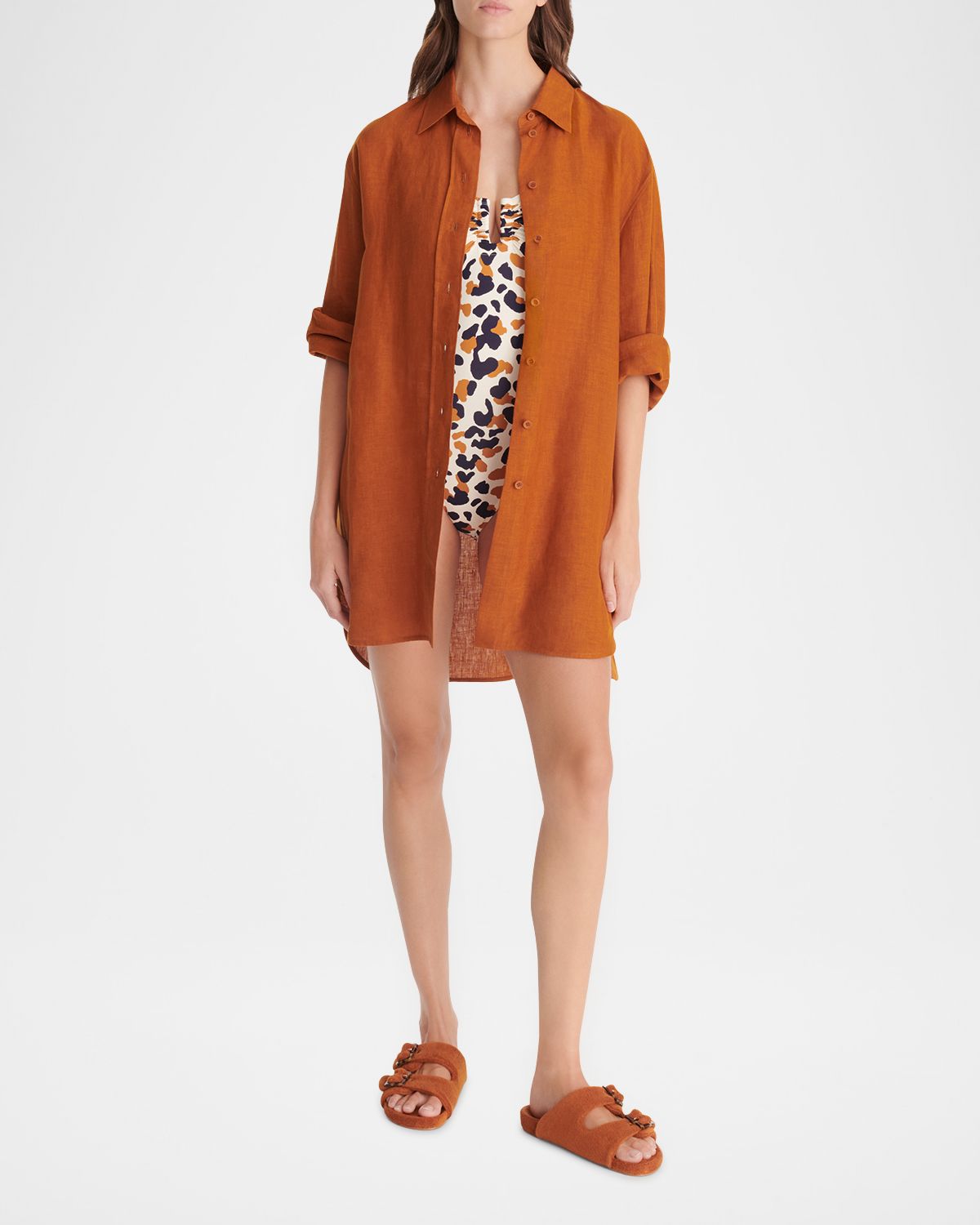 Eres Mignonette Linen Shirtdress