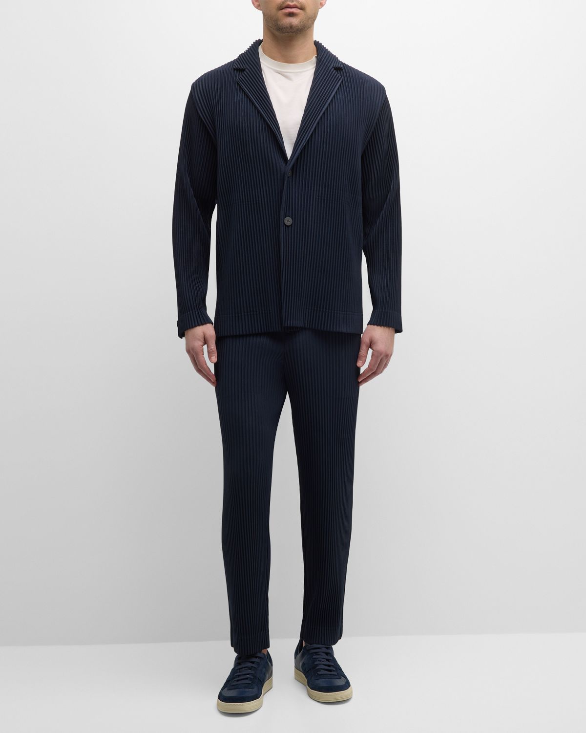 Homme Plisse Issey Miyake Men 's Pleated Straight Pants