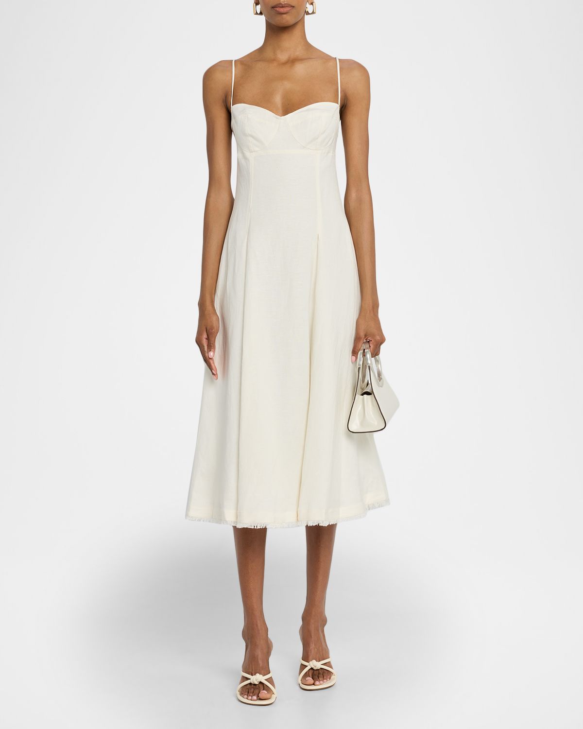 SIMKHAI Analise Bustier Midi Dress