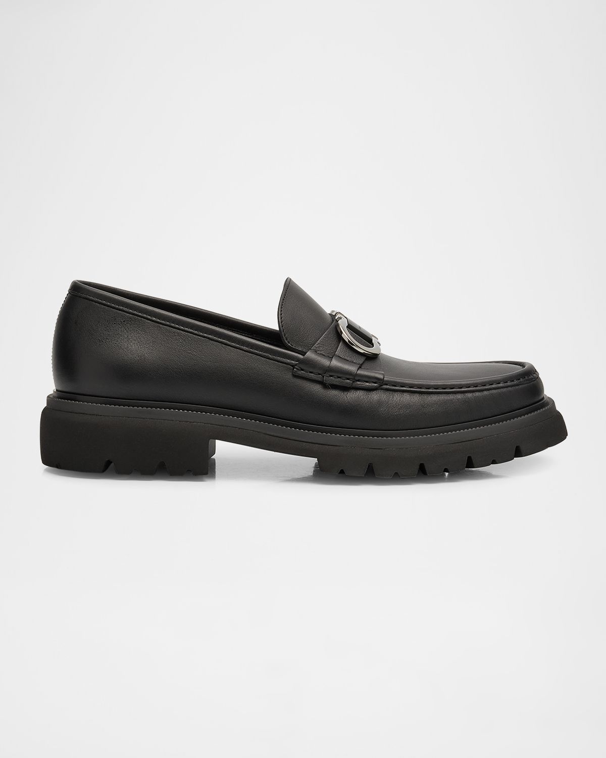 Ferragamo Men 's Cocoon Gancini Leather Penny Loafers | Thumbnail 7 Ferragamo Men 's Cocoon Gancini Leather Penny Loafers | Thumbnail 7