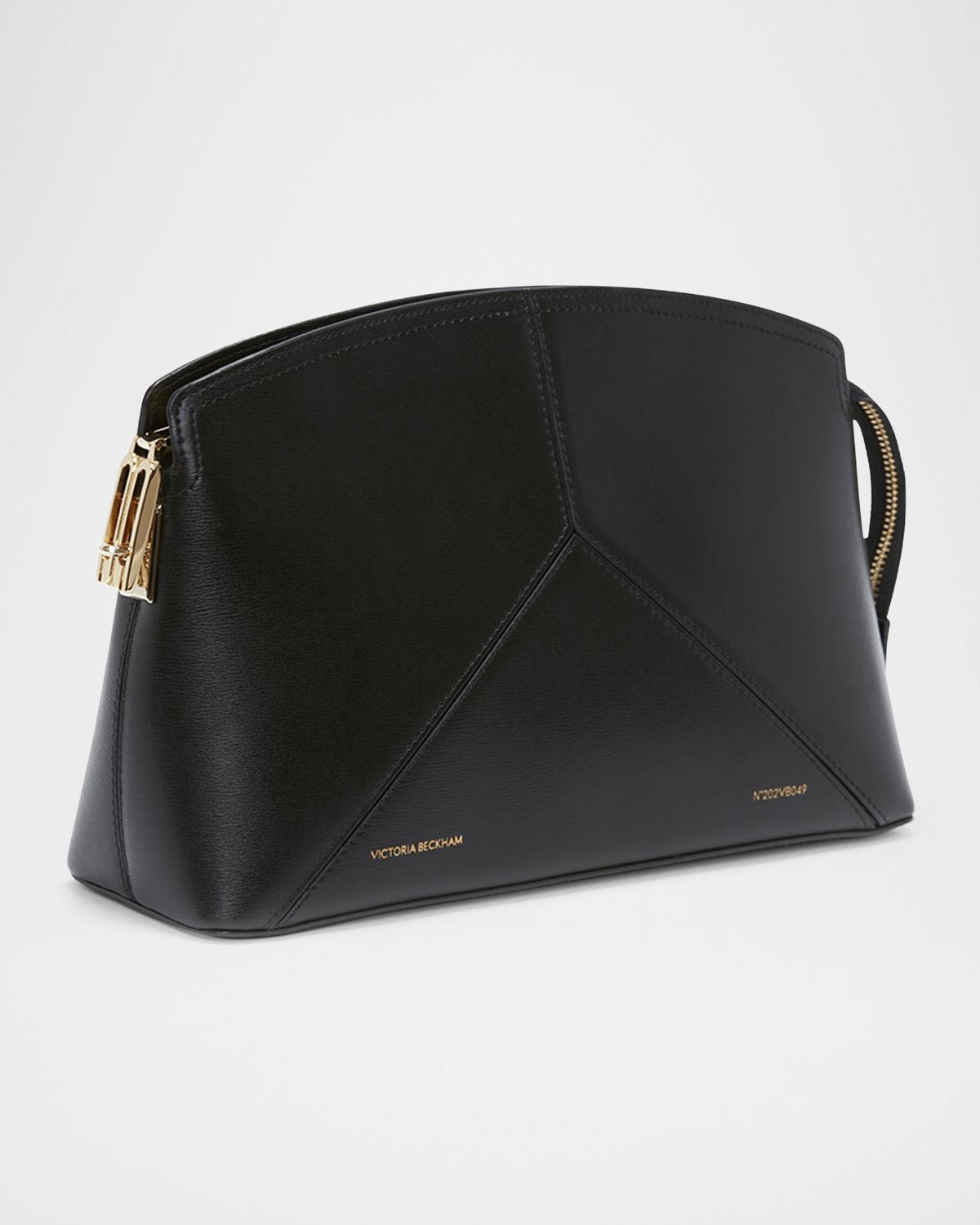 Victoria Beckham Zip Leather Clutch Bag