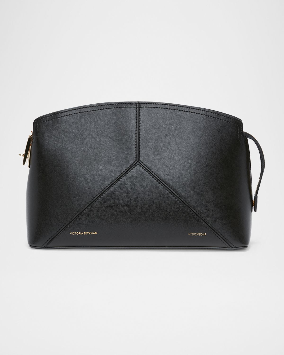 Victoria Beckham Zip Leather Clutch Bag