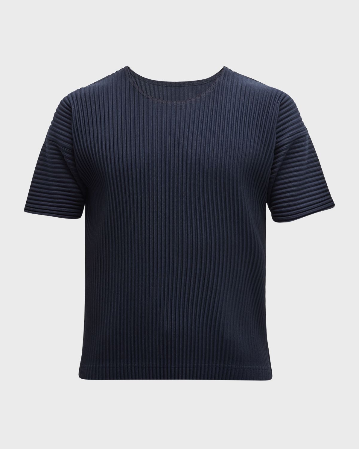 Homme Plisse Issey Miyake Men 's Basics Short-Sleeve Pleated Shirt