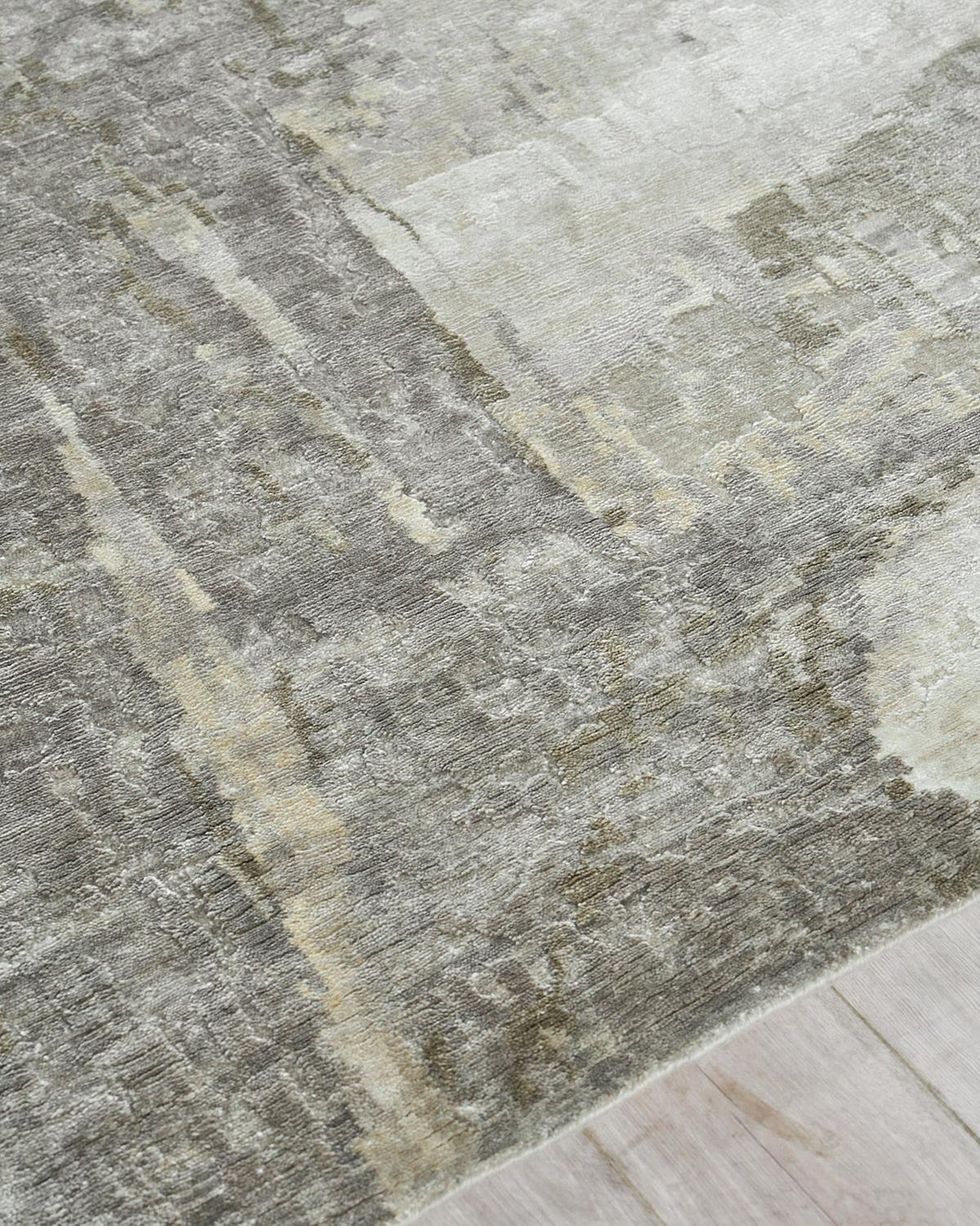 Exquisite Rugs Floor Art Hand-Knotted Beige Rug, 10 ' x 14 ' | Thumbnail 3 Exquisite Rugs Floor Art Hand-Knotted Beige Rug, 10 ' x 14 ' | Thumbnail 3