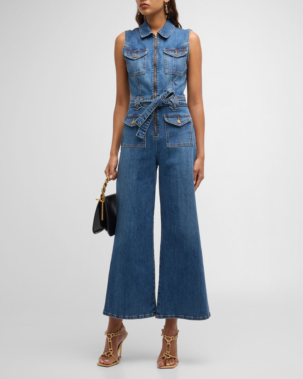 Ramy Brook Bell Denim Jumpsuit