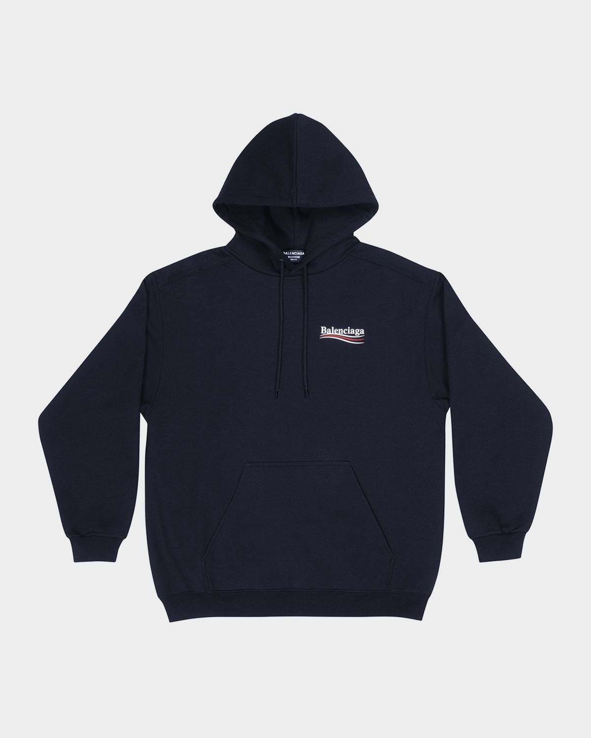Balenciaga Men 's Political Campaign Logo Hoodie