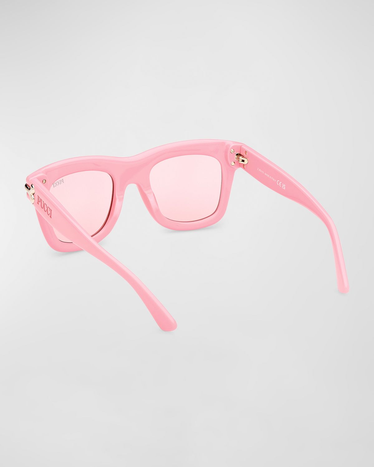 Pucci Logo Acetate Square Sunglasses | Thumbnail 5