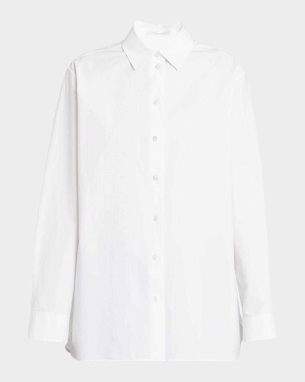 THE ROW Sisilia Collared Cotton Shirt