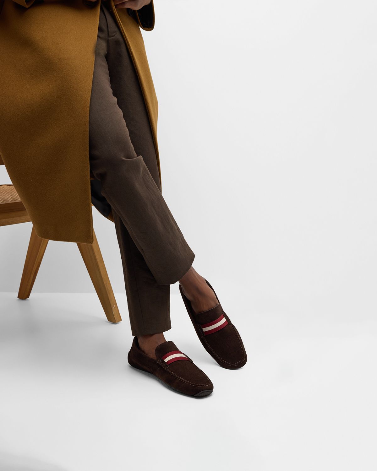 Bally Men 's Perthy-U Leather Driving Shoes