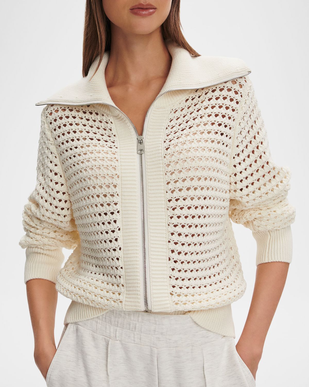 Varley Eloise Full-Zip Knit Jacket | Thumbnail 4 Varley Eloise Full-Zip Knit Jacket | Thumbnail 4