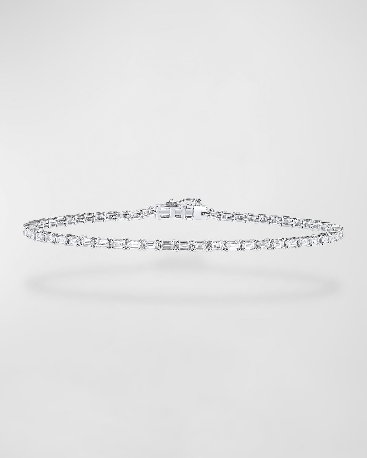 LANA 14K Baguette Diamond Tennis Bracelet