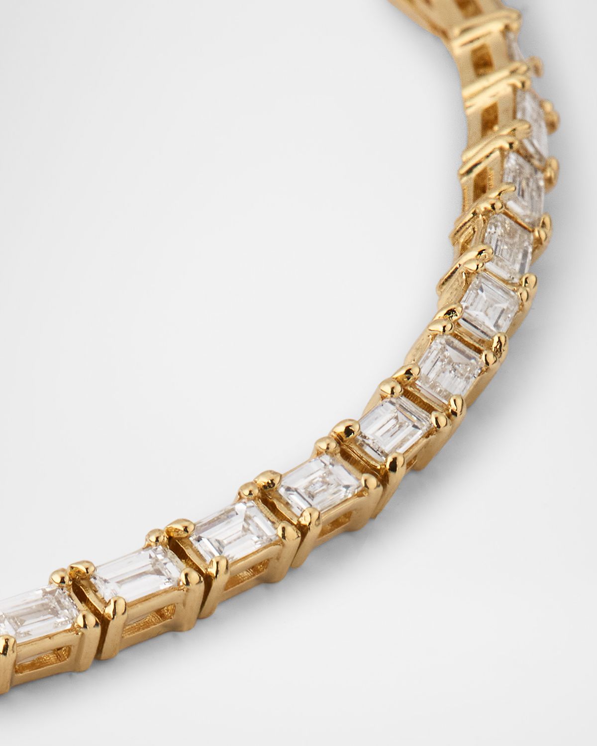 LANA 14K Baguette Diamond Tennis Bracelet