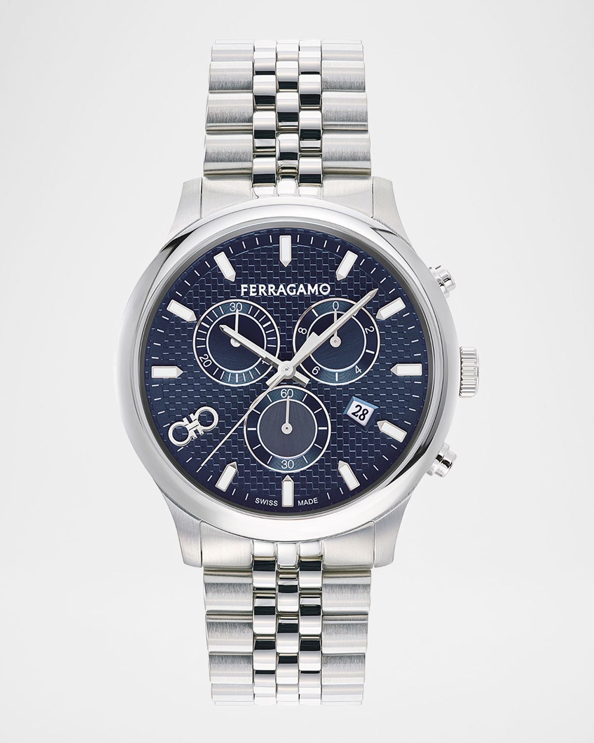 Ferragamo Duo Chrono Bracelet Watch, 42mm